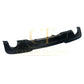 MP Style Gloss Black Rear Diffuser Dual Exhaust for BMW F10 5 Series 10-17-Carbon Factory