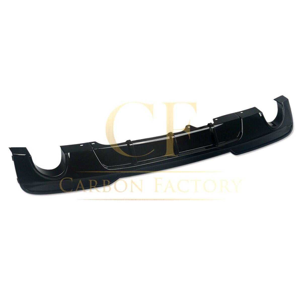 MP Style Gloss Black Rear Diffuser Dual Exhaust for BMW F10 5 Series 10-17-Carbon Factory