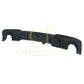 MP Style Gloss Black Rear Diffuser Dual Exhaust for BMW F10 5 Series 10-17-Carbon Factory