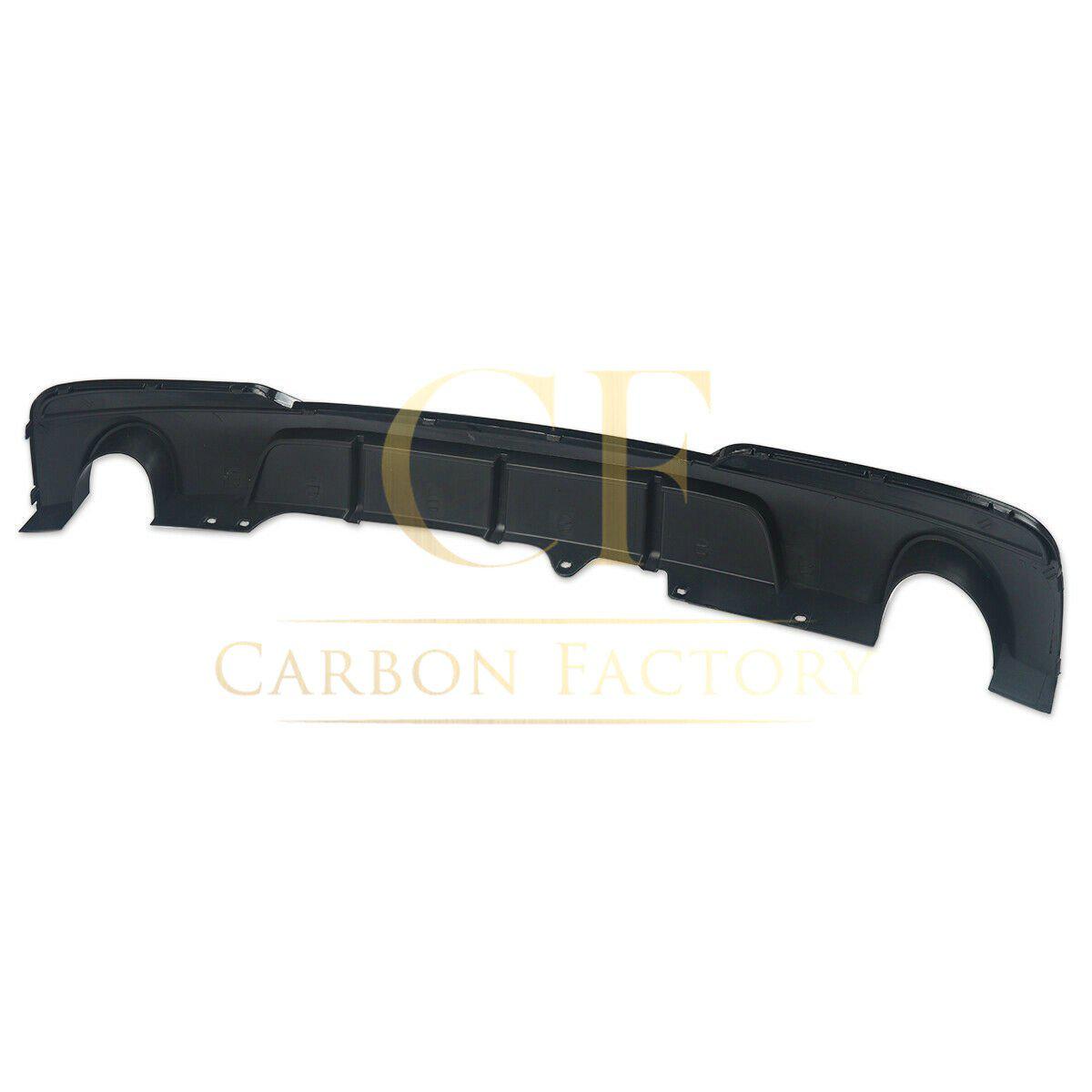 MP Style Gloss Black Rear Diffuser Dual Exhaust for BMW F10 5 Series 10-17-Carbon Factory