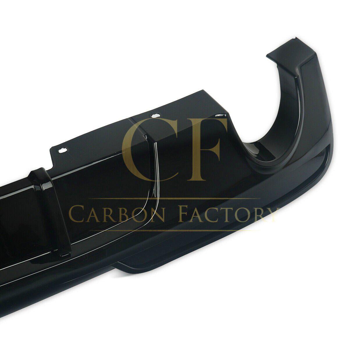 MP Style Gloss Black Rear Diffuser Dual Exhaust for BMW F10 5 Series 10-17-Carbon Factory