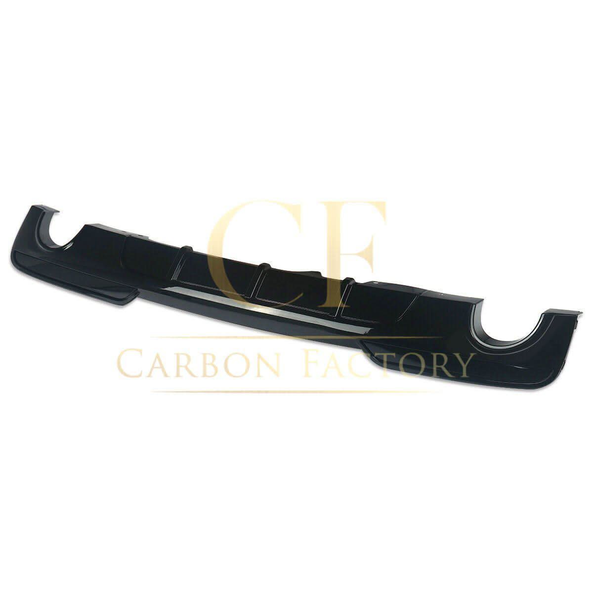 MP Style Gloss Black Rear Diffuser Dual Exhaust for BMW F10 5 Series 10-17 - Carbon Factory