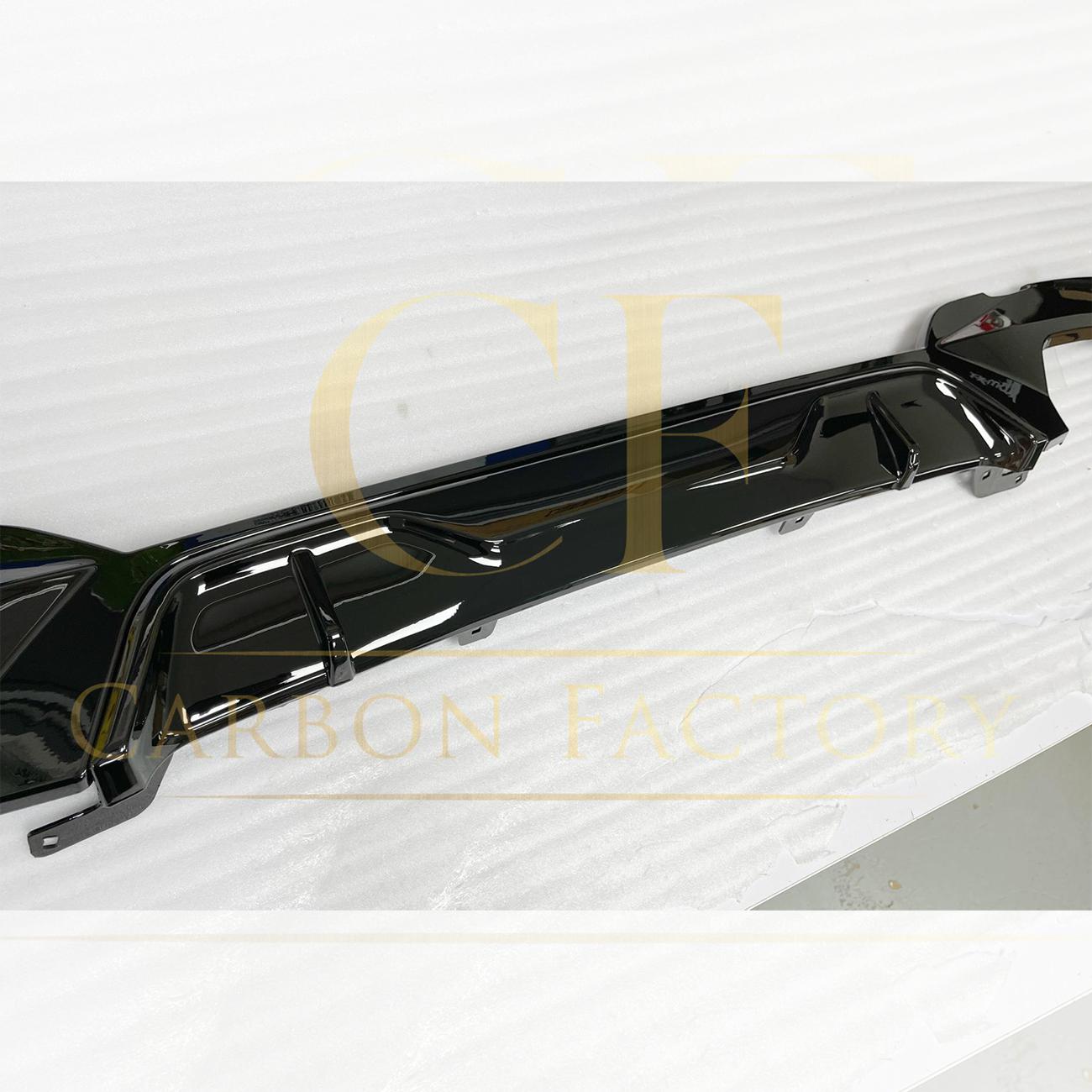 MP Style Gloss Black Rear Diffuser Quad Exhaust for BMW 3 Series G20 G21 19-22-Carbon Factory