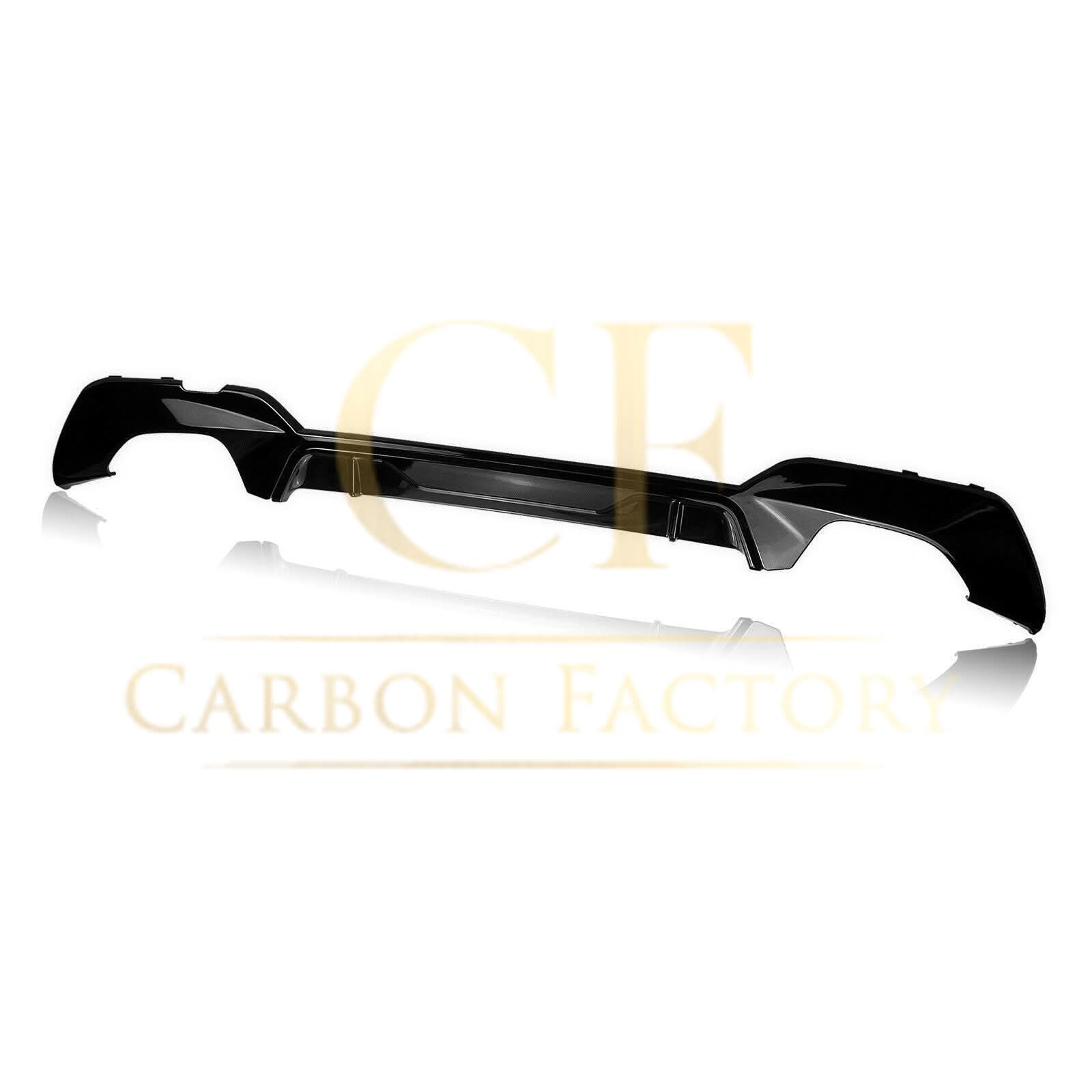 MP Style Gloss Black Rear Diffuser Quad Exhaust for BMW 3 Series G20 G21 Pre-LCI 19-22 - Carbon Factory