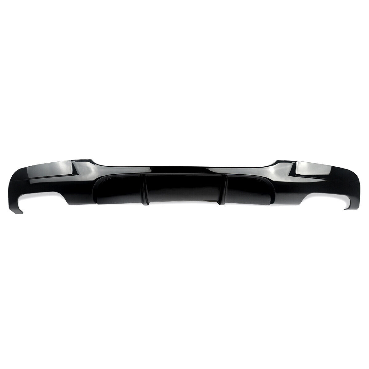 MP Style Gloss Black Rear Diffuser Quad Exhaust for BMW E90 E91 3 Series 05-13-Carbon Factory