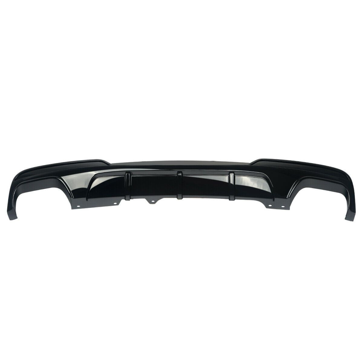 MP Style Gloss Black Rear Diffuser Quad Exhaust for BMW F10 5 Series 10-17-Carbon Factory