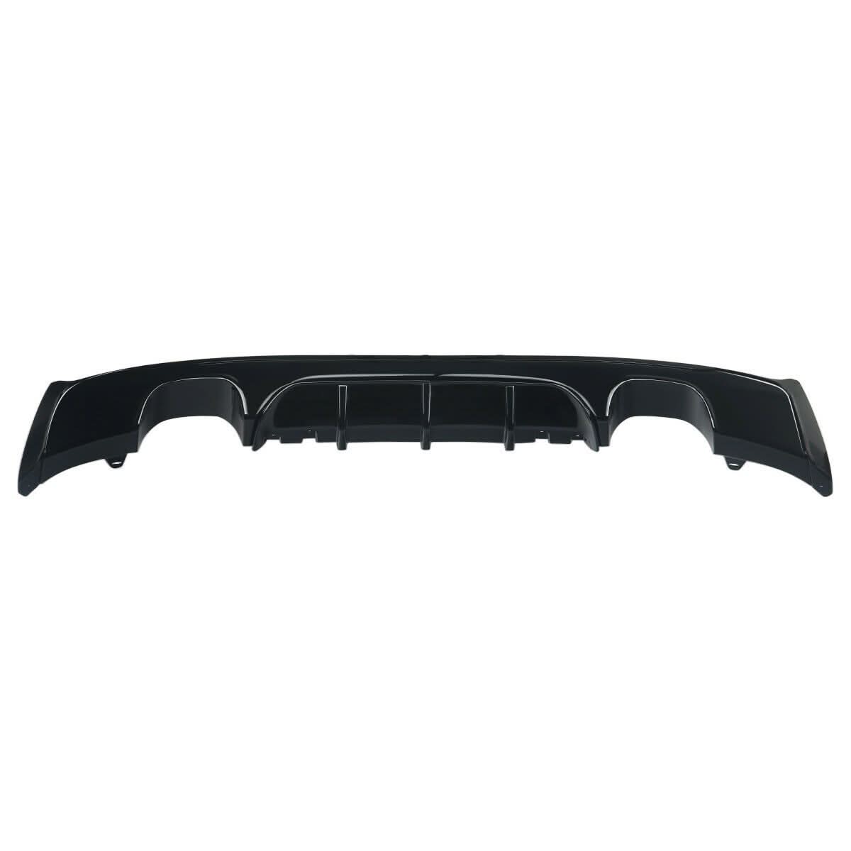 MP Style Gloss Black Rear Diffuser Quad Exhaust for BMW F22 2 Series M Sport 14-Present - Carbon Factory