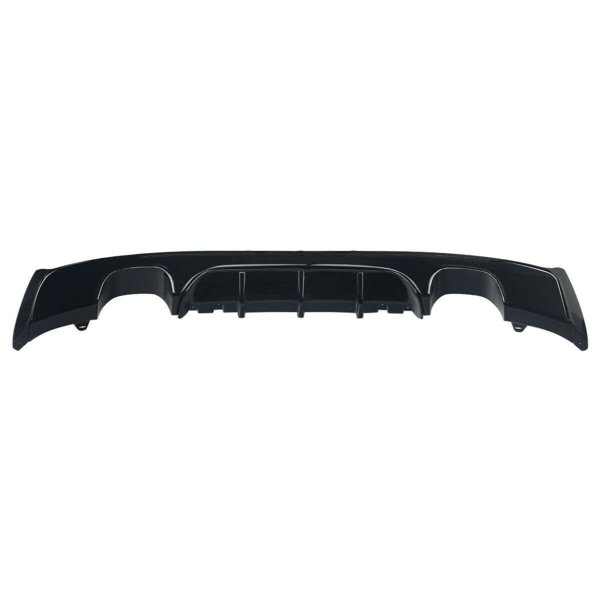 MP Style Gloss Black Rear Diffuser Quad Exhaust for BMW F22 2 Series M Sport 14-Present-Carbon Factory
