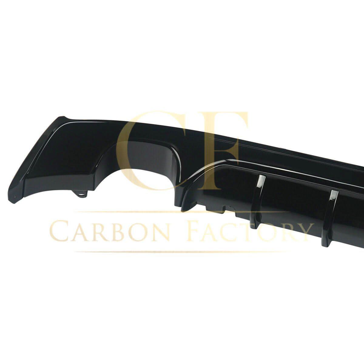 MP Style Gloss Black Rear Diffuser Quad Exhaust for BMW F22 2 Series M Sport 14-Present - Carbon Factory