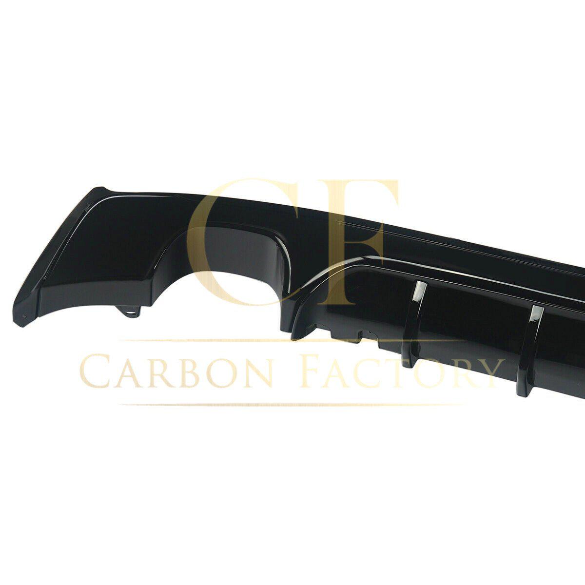 MP Style Gloss Black Rear Diffuser Quad Exhaust for BMW F22 2 Series M Sport 14-Present-Carbon Factory