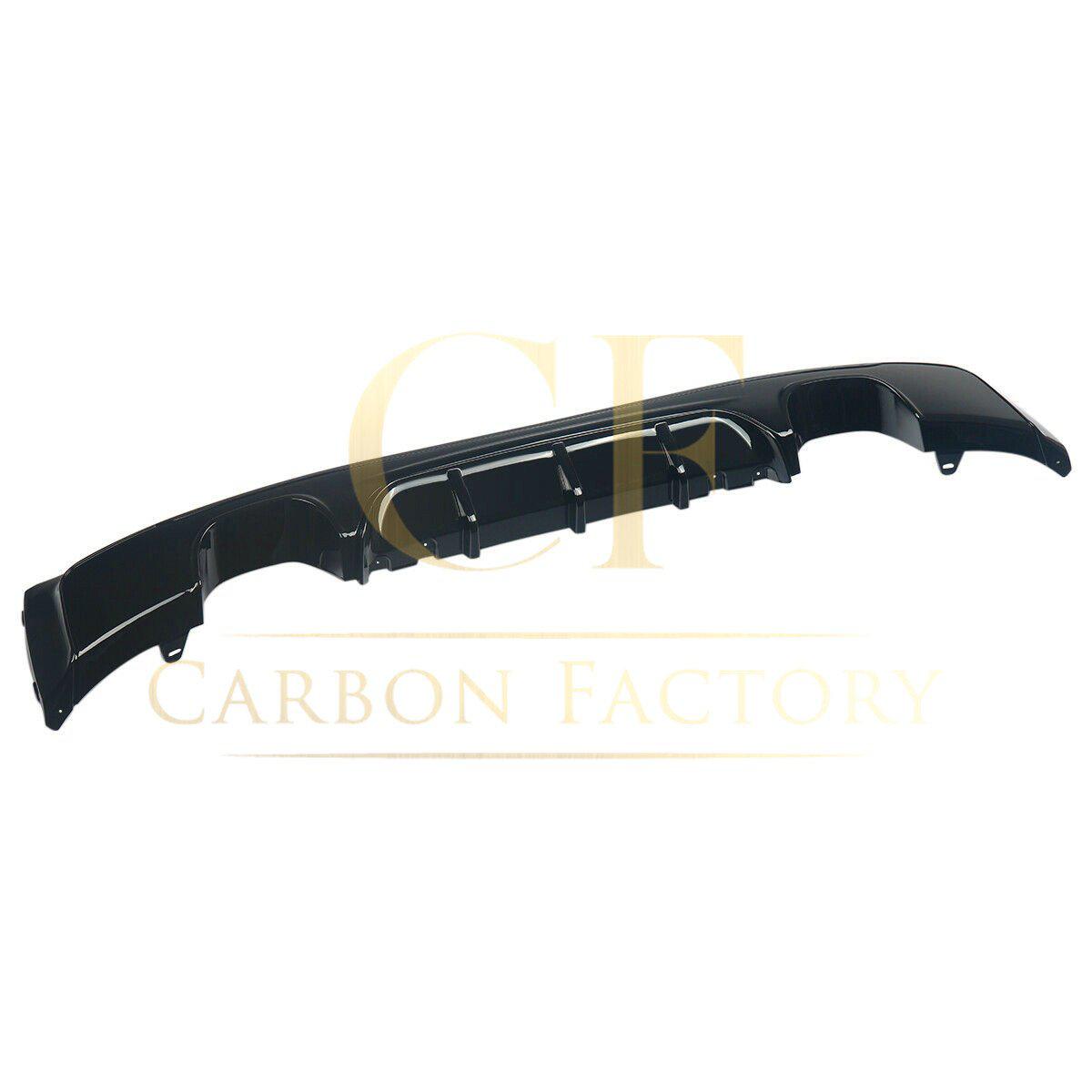 MP Style Gloss Black Rear Diffuser Quad Exhaust for BMW F22 2 Series M Sport 14-Present-Carbon Factory