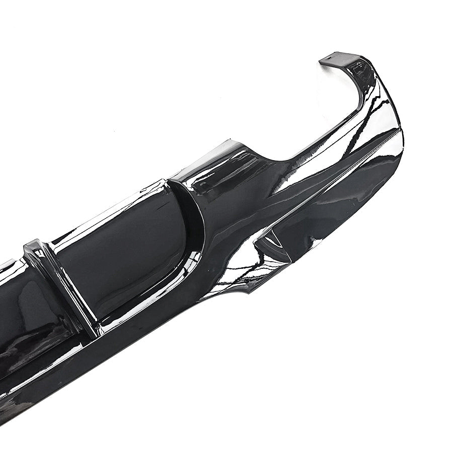 MP Style Gloss Black Rear Diffuser Twin Exhaust for BMW E90 E91 3 Series 05-13-Carbon Factory
