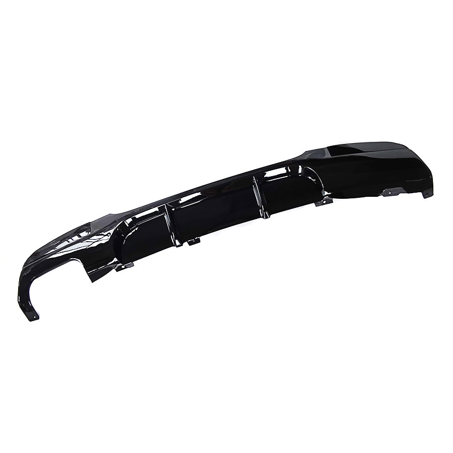 MP Style Gloss Black Rear Diffuser Twin Exhaust for BMW E90 E91 3 Series 05-13-Carbon Factory