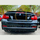MP Style Gloss Black Rear Diffuser Twin Exhaust for BMW F22 2 Series M Sport 14-Present-Carbon Factory
