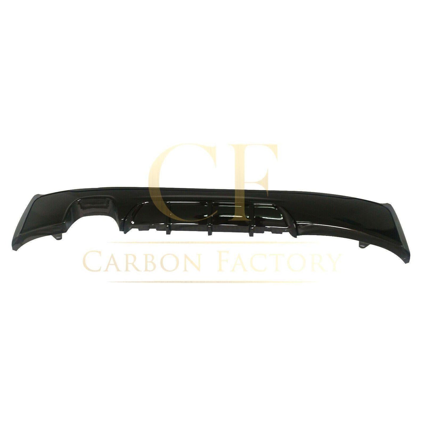 MP Style Gloss Black Rear Diffuser Twin Exhaust for BMW F22 2 Series M Sport 14-Present-Carbon Factory