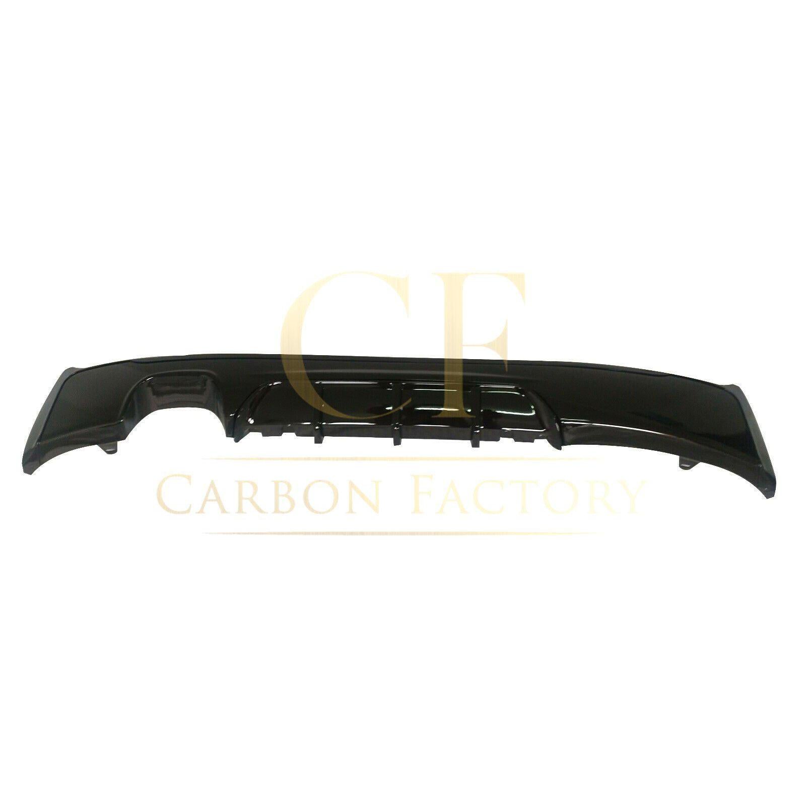 MP Style Gloss Black Rear Diffuser Twin Exhaust for BMW F22 2 Series M Sport 14-Present-Carbon Factory