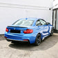 MP Style Gloss Black Rear Diffuser Twin Exhaust for BMW F22 2 Series M Sport 14-Present-Carbon Factory