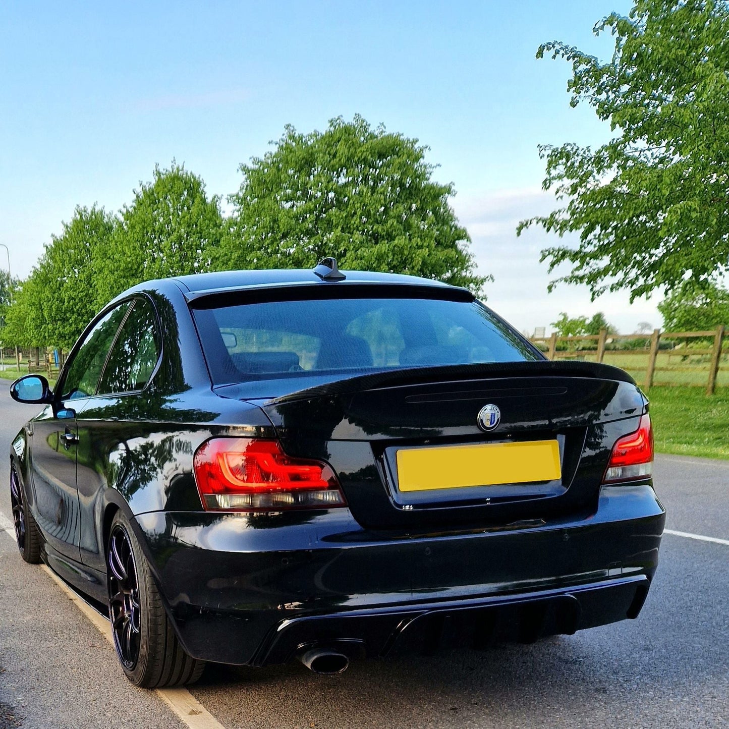 MP Style Gloss Black Rear Diffuser for BMW 1 Series E82 E88 2007-2013-Carbon Factory