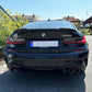 MP Style Gloss Black Rear Diffuser for BMW 3 Series G20 G21 340i Pre-LCI 19-22-Carbon Factory