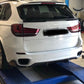 MP Style Gloss Black Rear Diffuser for BMW F15 14-18-Carbon Factory