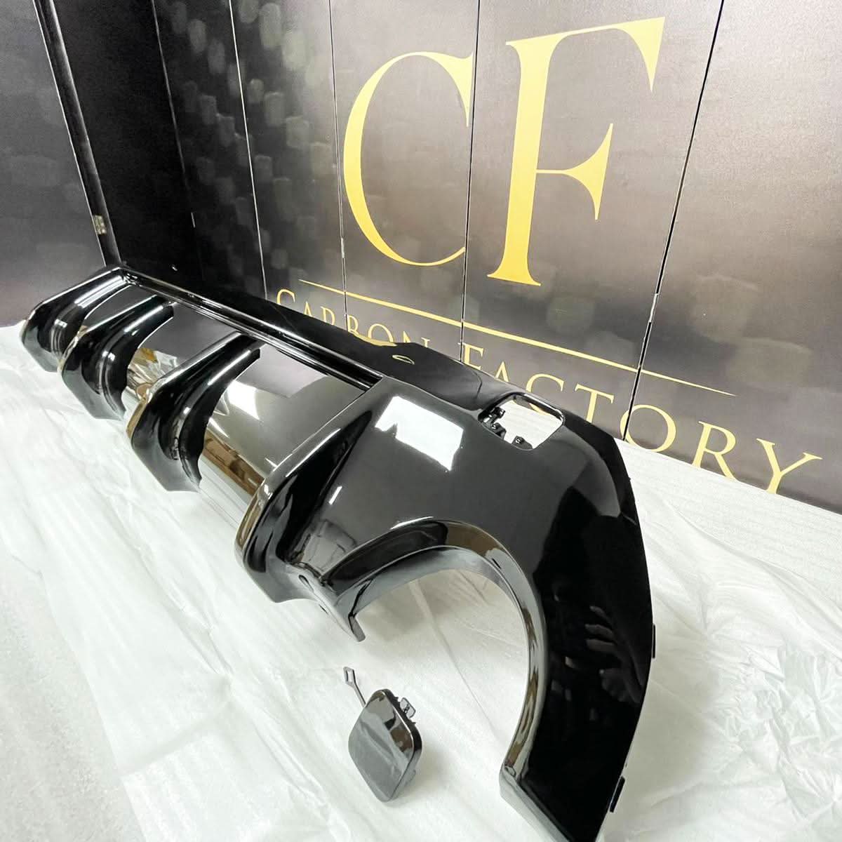 MP Style Gloss Black Rear Diffuser for BMW F40 1 Series 19-24 - Carbon Factory