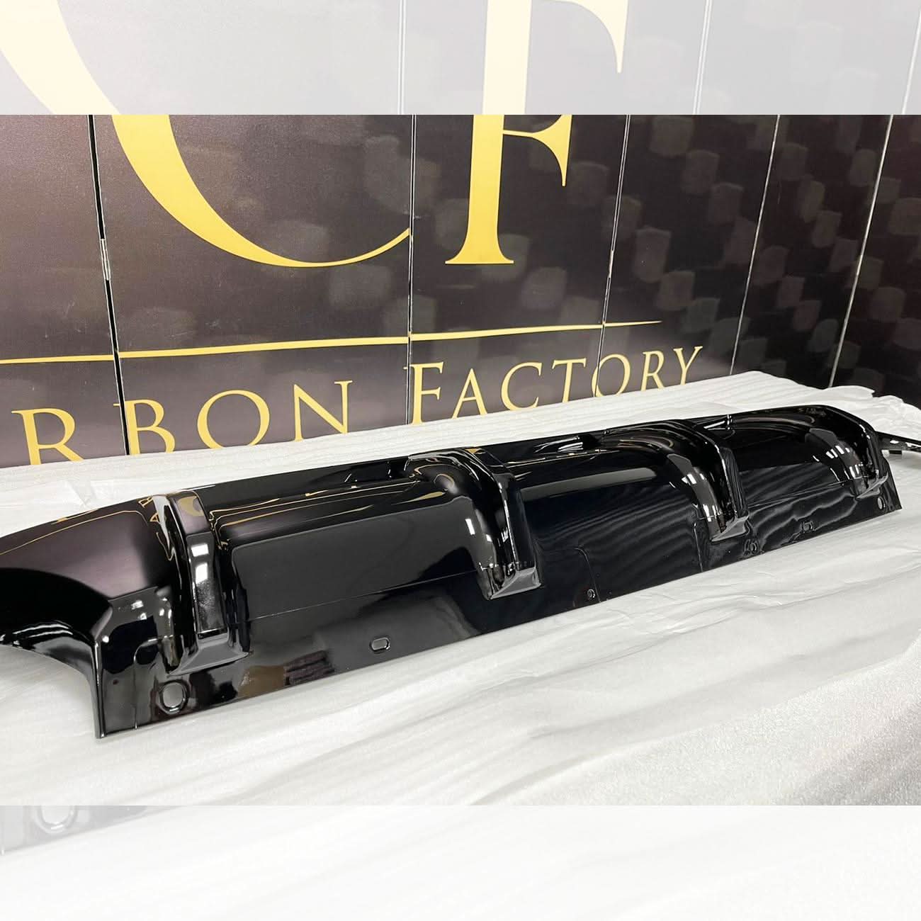 MP Style Gloss Black Rear Diffuser for BMW F40 1 Series 19-24 - Carbon Factory
