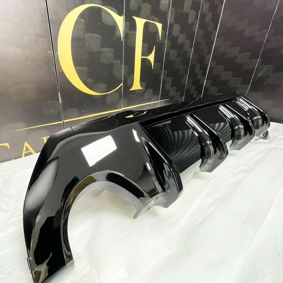 MP Style Gloss Black Rear Diffuser for BMW F40 1 Series 19-24 - Carbon Factory