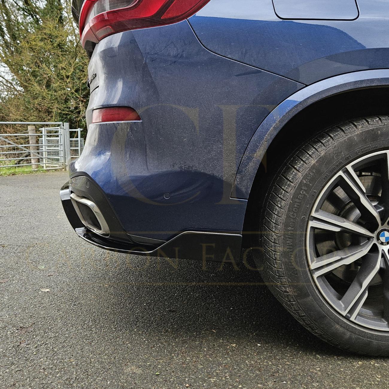MP Style Gloss Black Rear Diffuser for BMW G05 X5 19-22-Carbon Factory