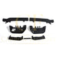 MP Style Gloss Black Rear Diffuser for BMW G60 5 Series 24-Present-Carbon Factory