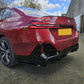 MP Style Gloss Black Rear Diffuser for BMW G60 5 Series 24-Present-Carbon Factory