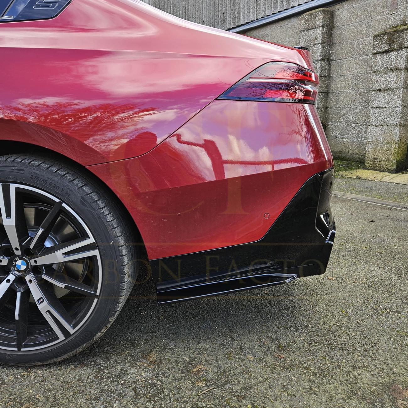 MP Style Gloss Black Rear Diffuser for BMW G60 5 Series 24-Present-Carbon Factory