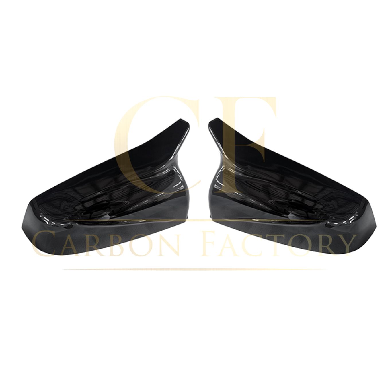 MP Style Gloss Black Replacement Mirror Covers for BMW E60 LCI F10 5 Series Pre LCI-Carbon Factory