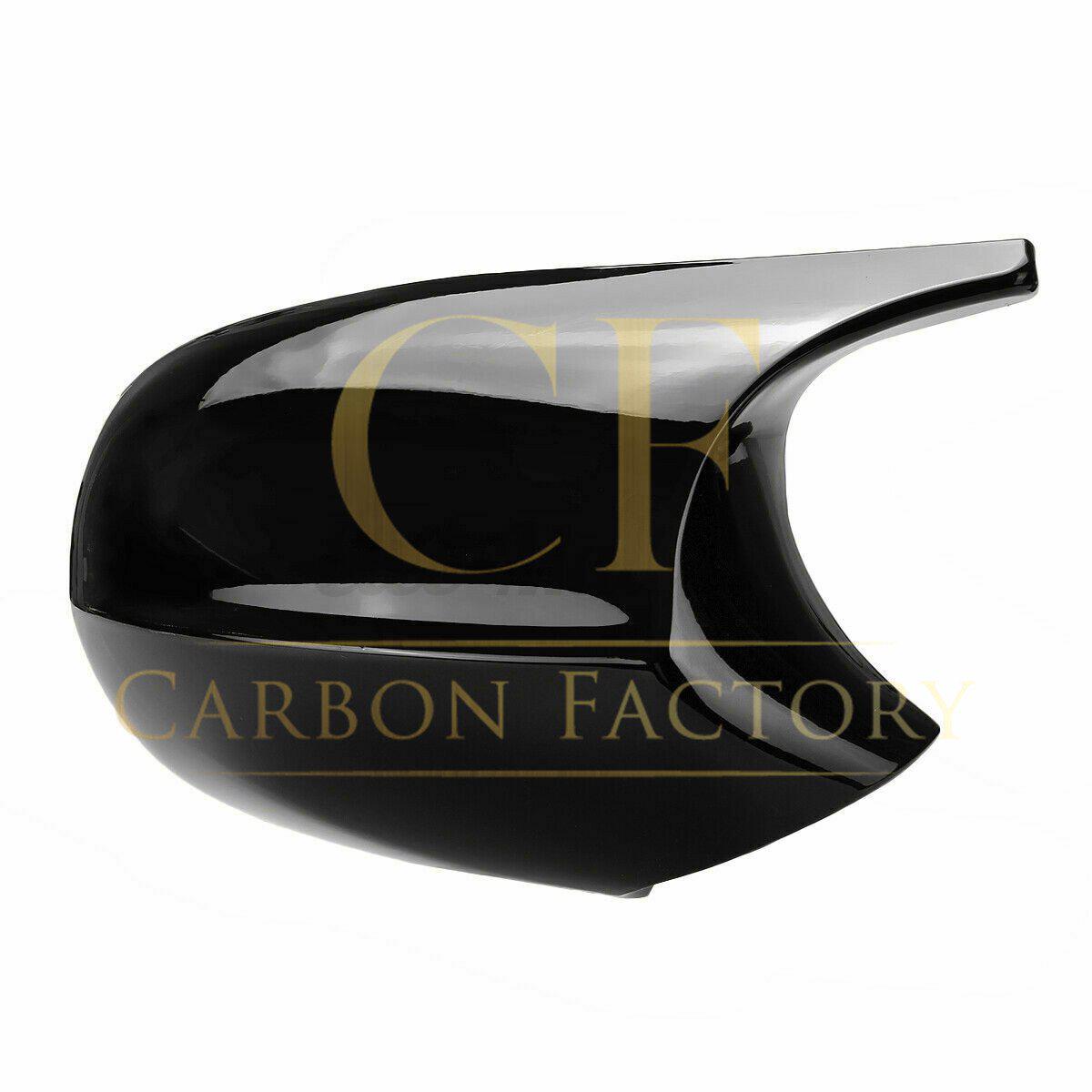 MP Style Gloss Black Replacement Mirror Covers for BMW E81 E82 E87 E88 1 Series E90 E92 E93 3 Series-Carbon Factory