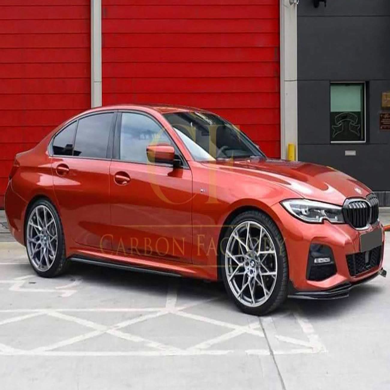 MP Style Gloss Black Side Skirts for BMW 3 Series G20 19-Present - Carbon Factory