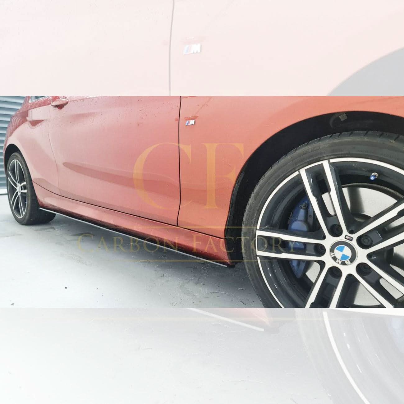 MP Style Gloss Black Side Skirts for BMW F20 1 Series 12-19 - Carbon Factory