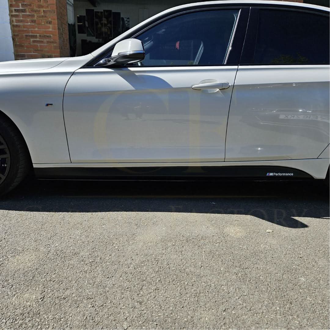 MP Style Gloss Black Side Skirts for BMW F30 F31 3 Series 12-19 - Carbon Factory