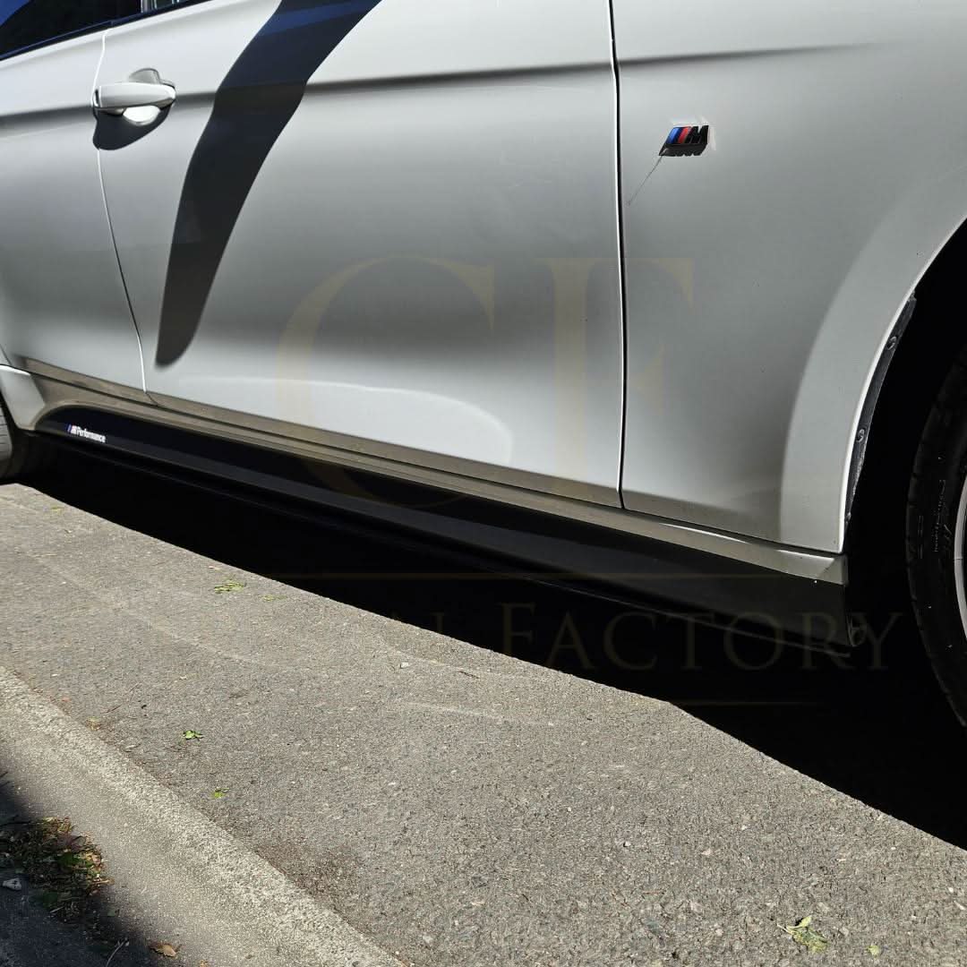 MP Style Gloss Black Side Skirts for BMW F30 F31 3 Series 12-19 - Carbon Factory