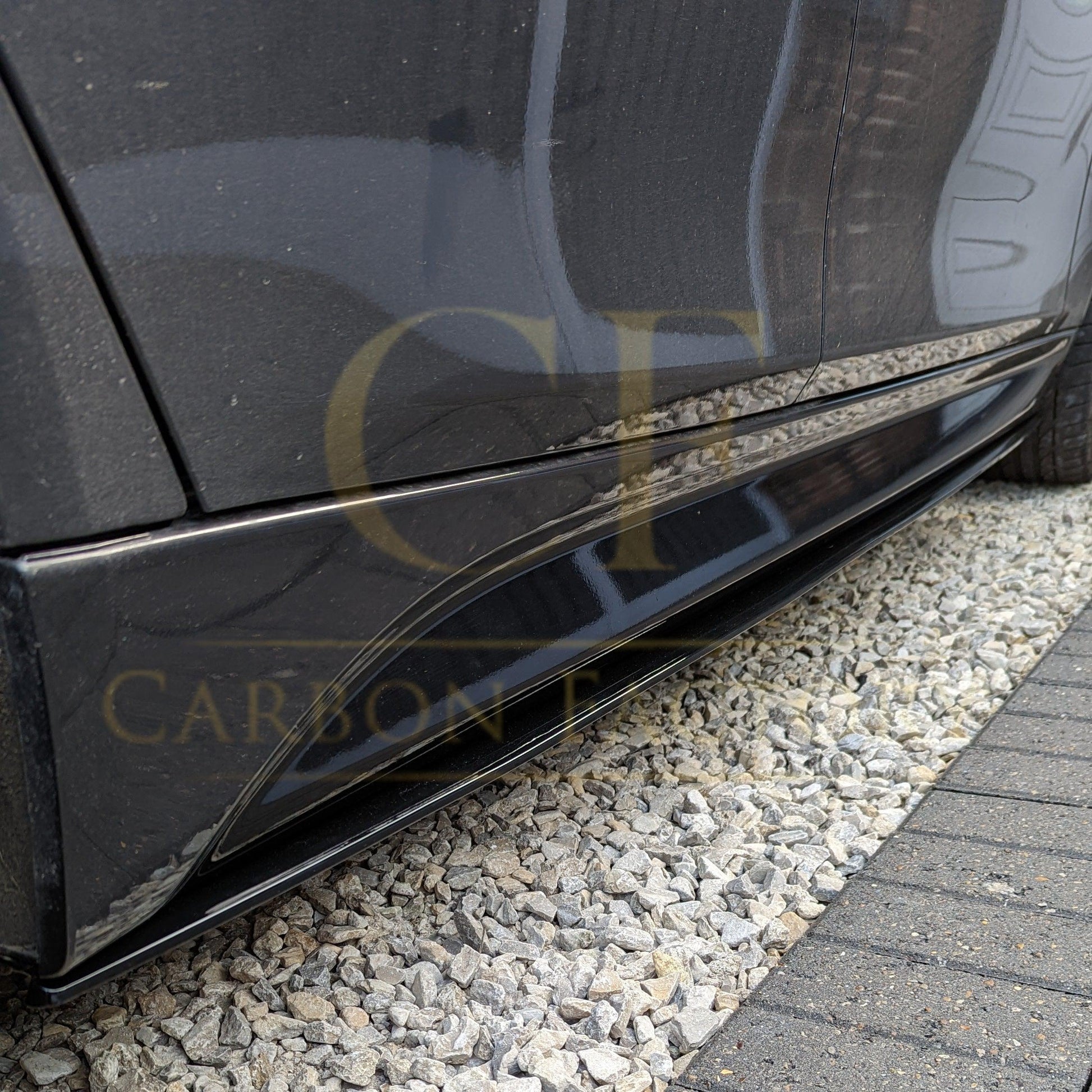 MP Style Gloss Black Side Skirts for BMW F30 F31 3 Series 13-18-Carbon Factory