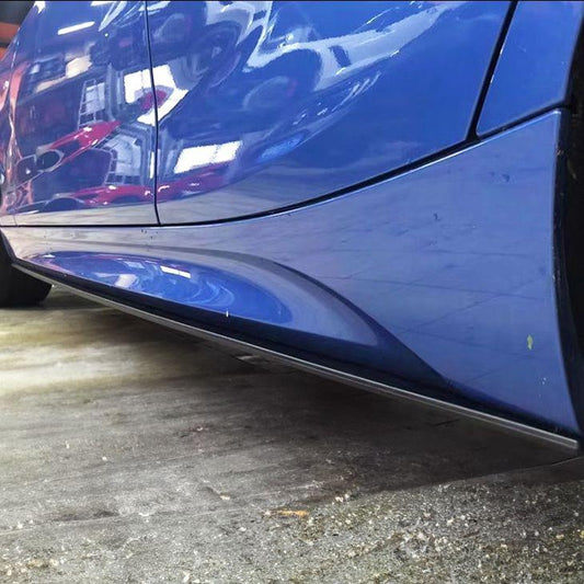 MP Style Gloss Black Side Skirts for BMW F44 2 Series 21-Present-Carbon Factory