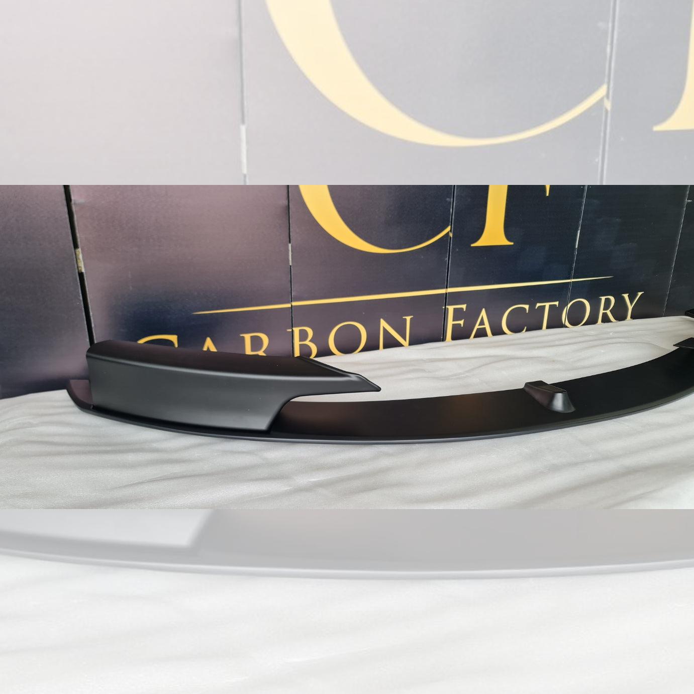 MP Style Matt Black Front Splitter for BMW F30 F31 3 Series M Sport 12-19-Carbon Factory