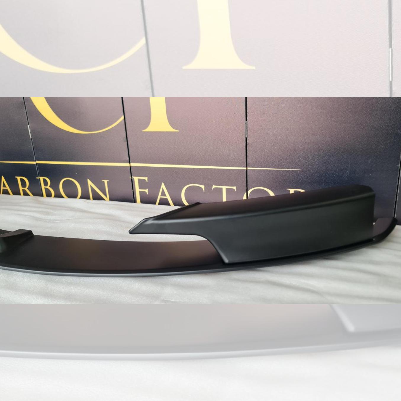 MP Style Matt Black Front Splitter for BMW F30 F31 3 Series M Sport 12-19-Carbon Factory