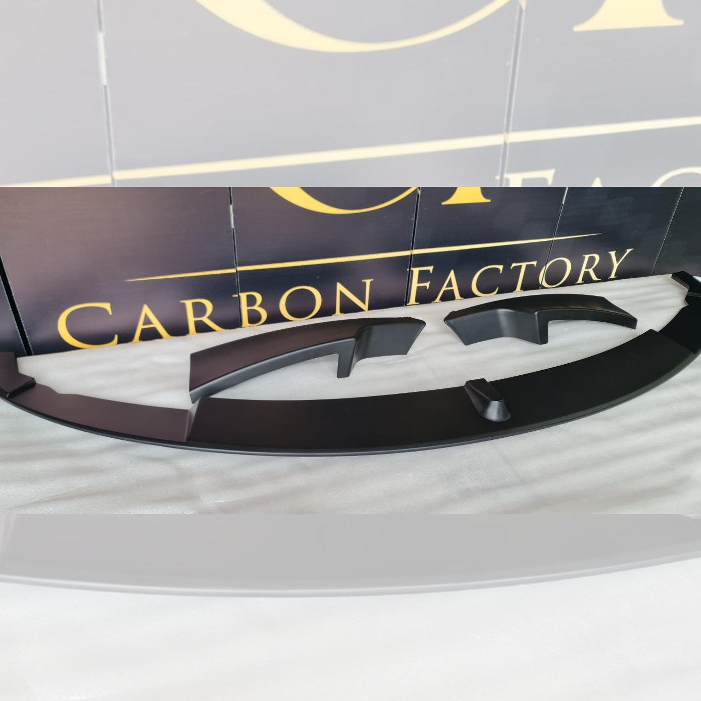 MP Style Matt Black Front Splitter for BMW F30 F31 3 Series M Sport 12-19-Carbon Factory