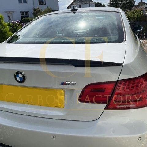 MP Style Pre-Preg Carbon Fibre Boot Spoiler for BMW 3 Series E92 Coupe inc M3 07-13-Carbon Factory