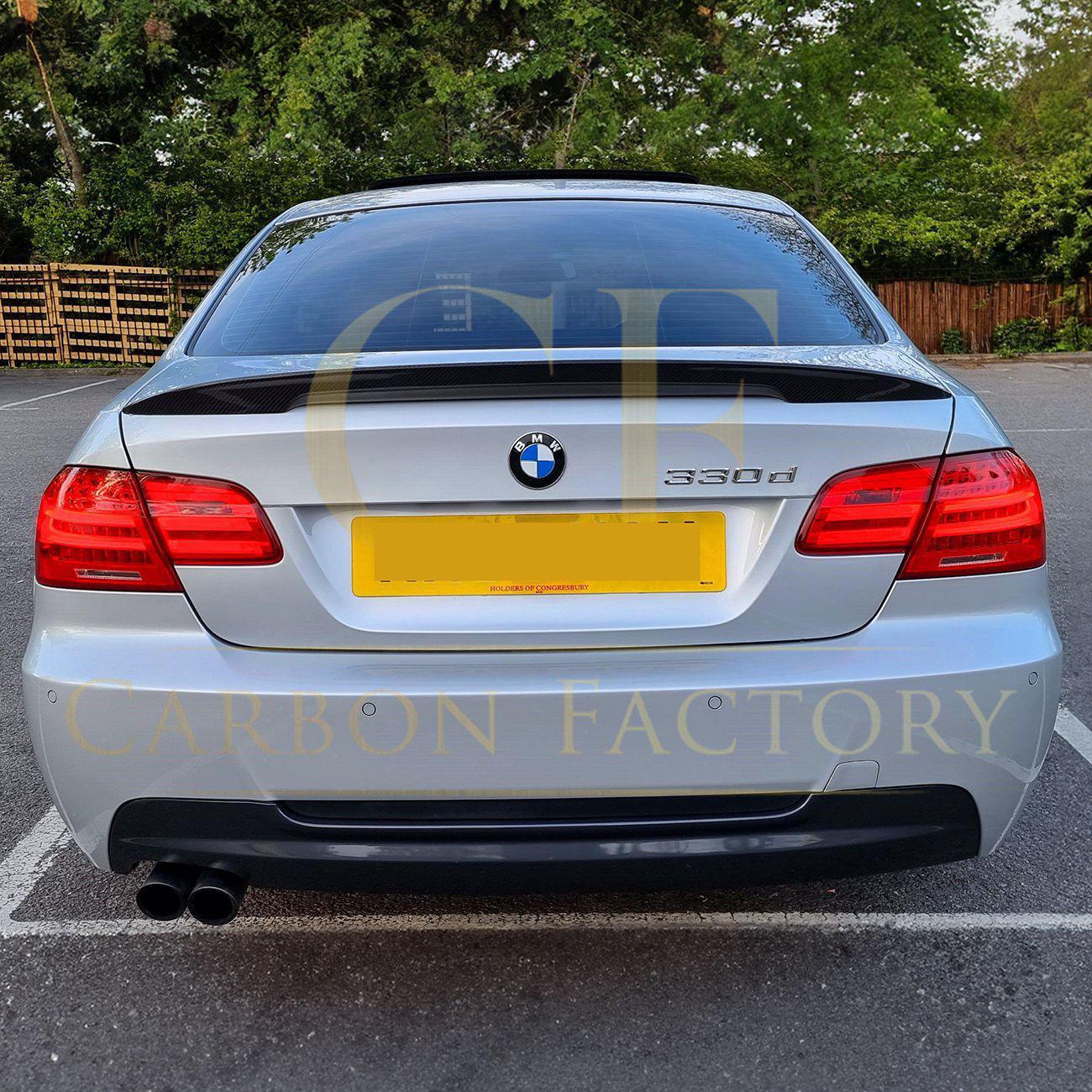 MP Style Pre-Preg Carbon Fibre Boot Spoiler for BMW 3 Series E92 Coupe inc M3 07-13-Carbon Factory