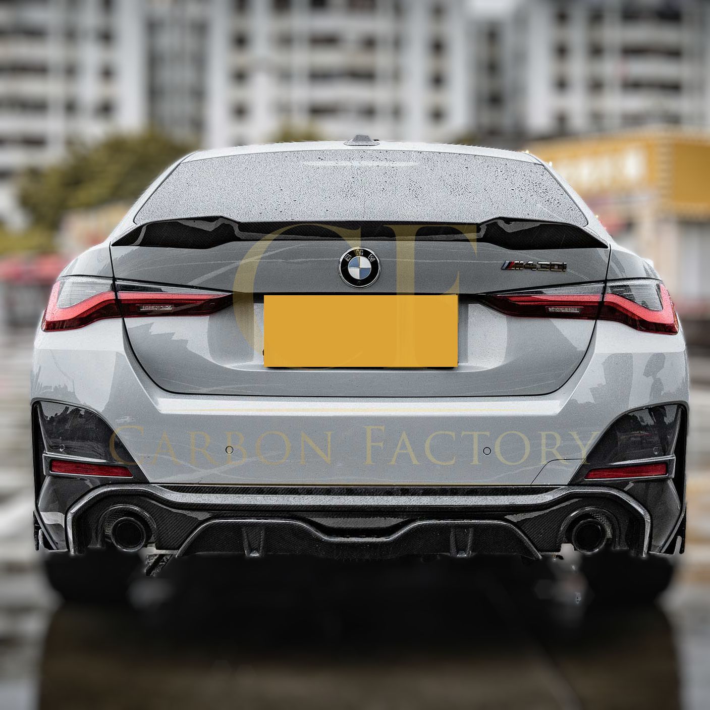 MP Style Pre-Preg Carbon Fibre Boot Spoiler for BMW G26 4 Series Gran Coupe i4 20-25-Carbon Factory