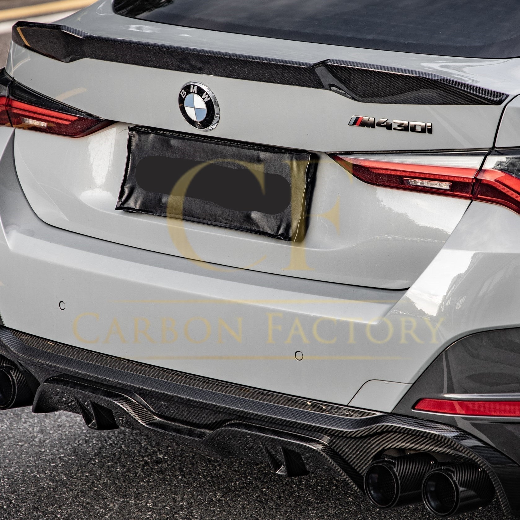 MP Style Pre-Preg Carbon Fibre Boot Spoiler for BMW G26 4 Series Gran Coupe i4 20-25-Carbon Factory