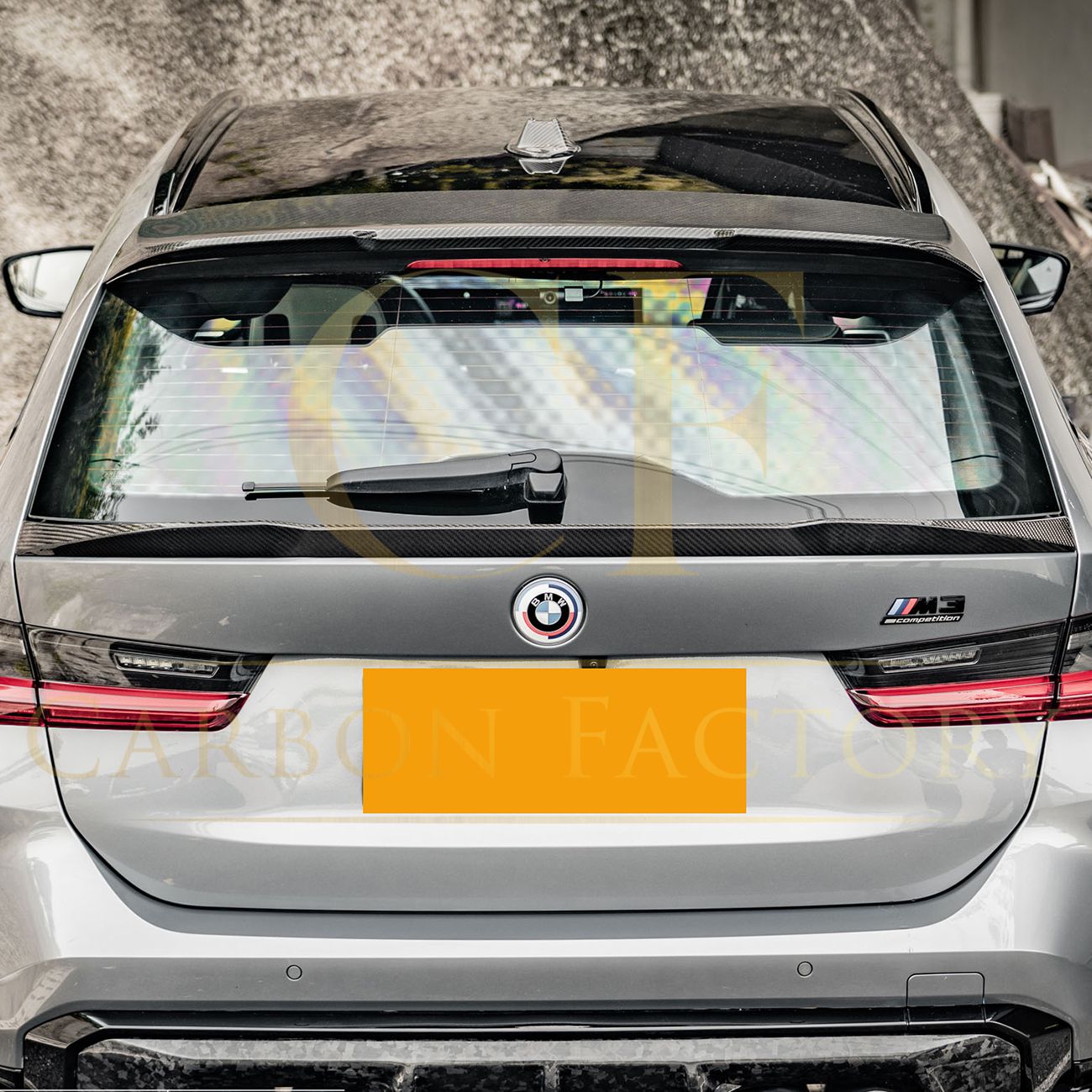 MP Style Pre-Preg Carbon Fibre Boot Spoiler for BMW G81 M3 Touring 19-Present-Carbon Factory