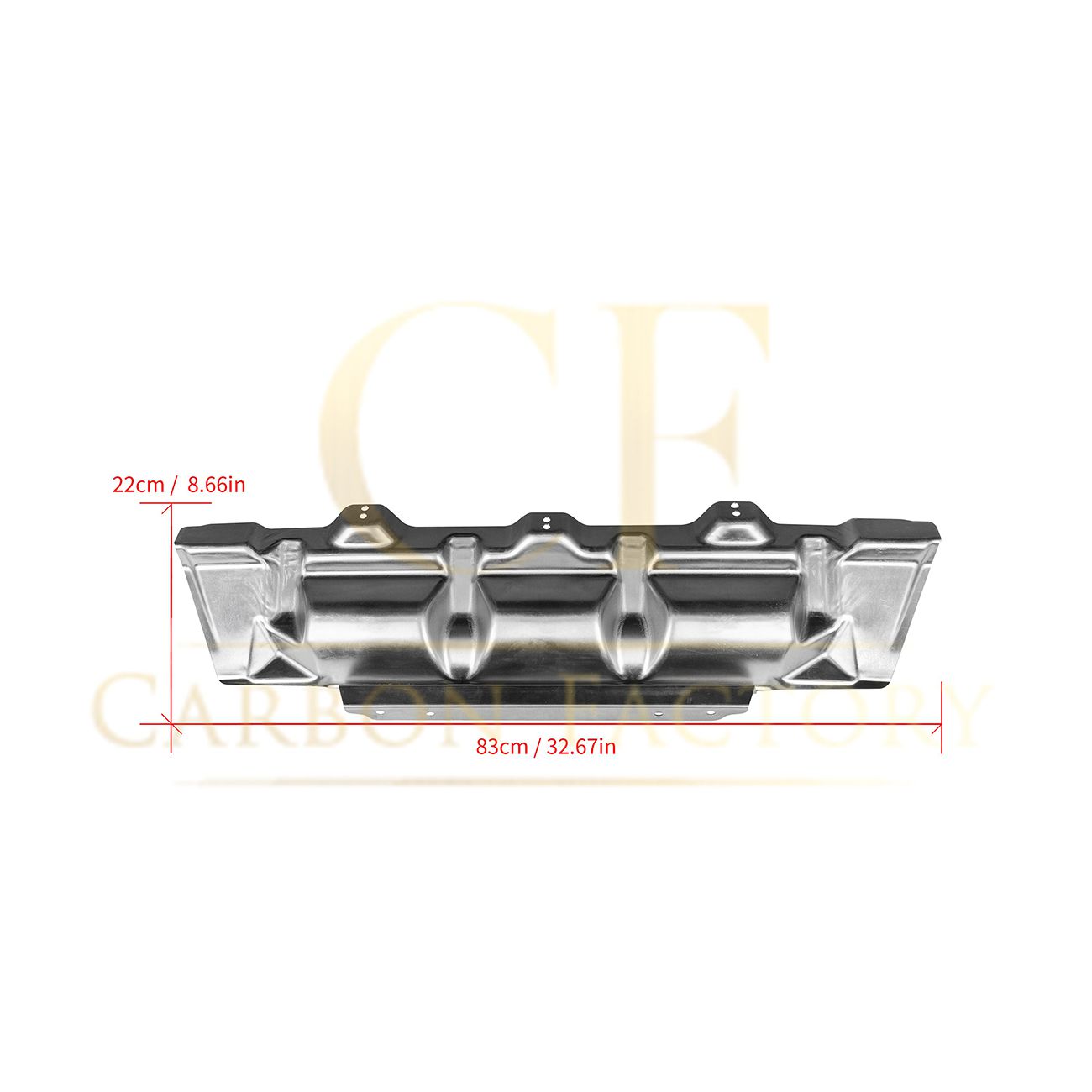MP Style Pre-Preg Carbon Fibre Diffuser with Aluminium Heat Shield for BMW G87 M2 23-Present-Carbon Factory
