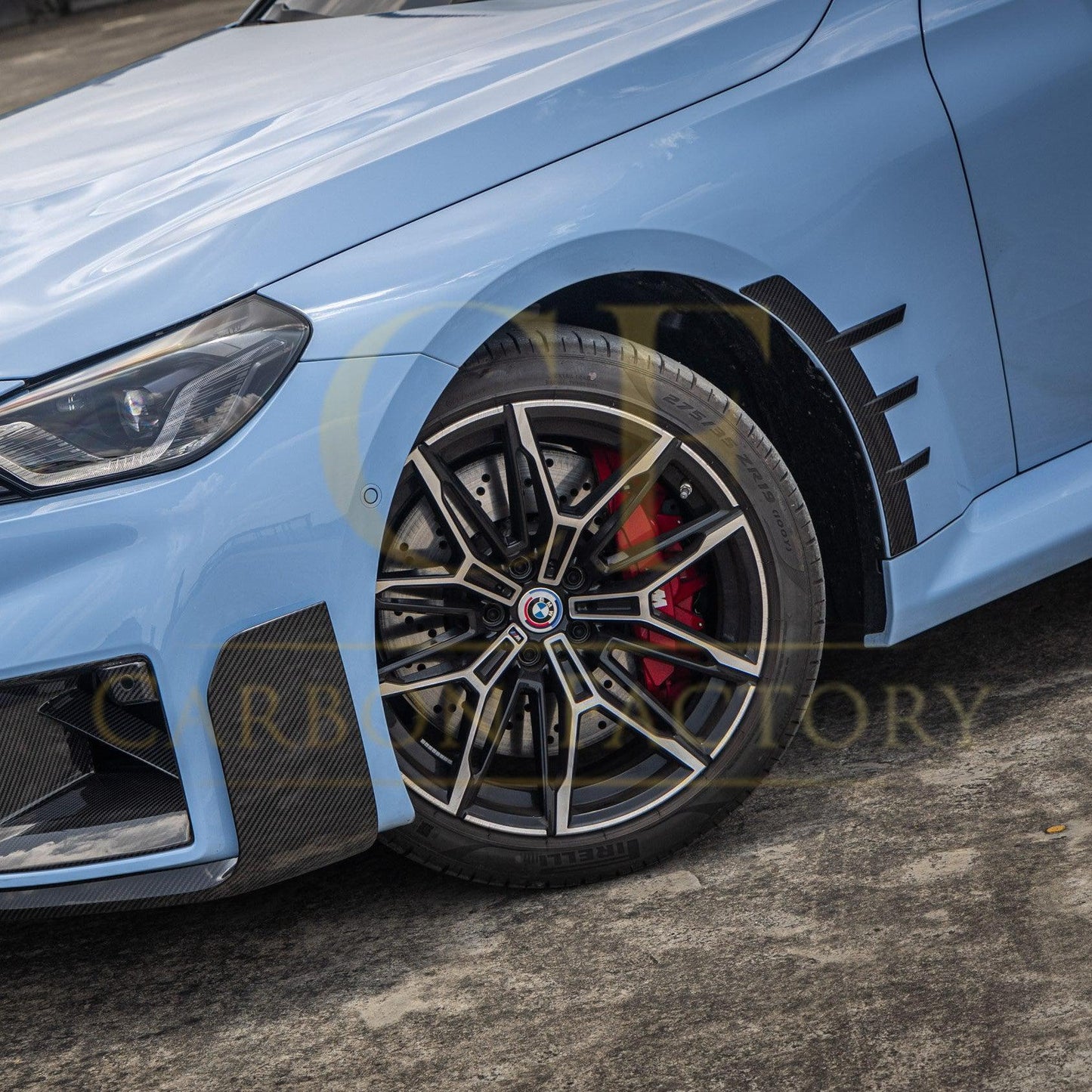 MP Style Pre-Preg Carbon Fibre Front Arch Trims for BMW G87 M2 23-Present-Carbon Factory