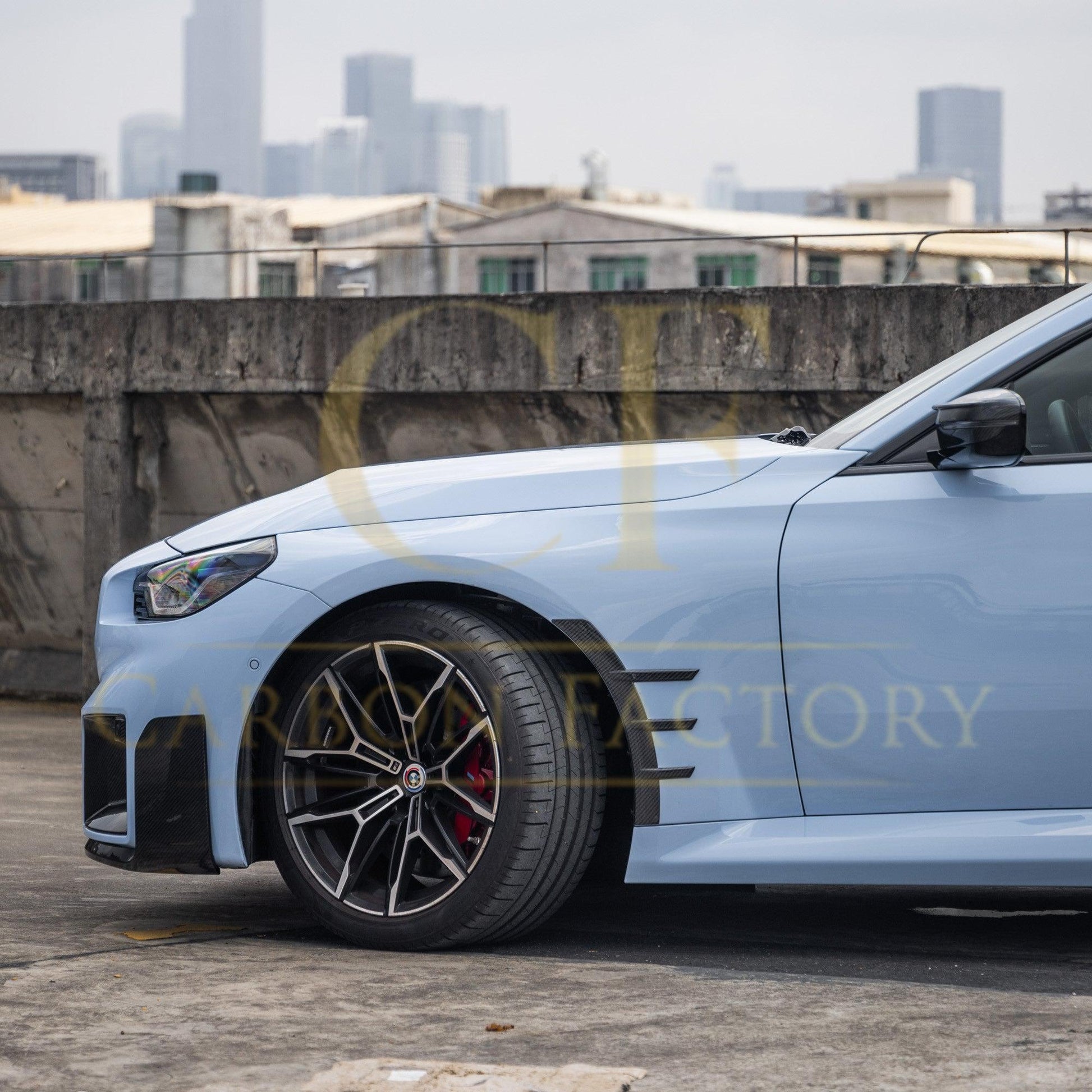MP Style Pre-Preg Carbon Fibre Front Arch Trims for BMW G87 M2 23-Present-Carbon Factory